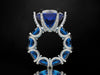 Brilliant Sapphire Engagement Ring