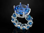 Brilliant Sapphire Engagement Ring