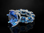 Brilliant Sapphire Engagement Ring