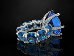 Brilliant Sapphire Engagement Ring
