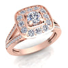 Athena Rose Gold Engagement Ring