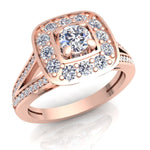 Athena Rose Gold Engagement Ring