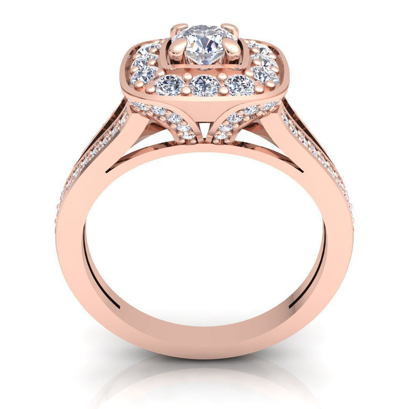 Athena Rose Gold Engagement Ring