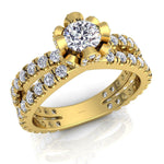 Charlotte Yellow Gold Engagement Ring