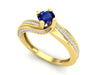 Lilah Yellow Gold Engagement Ring