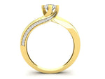 Lilah Yellow Gold Engagement Ring