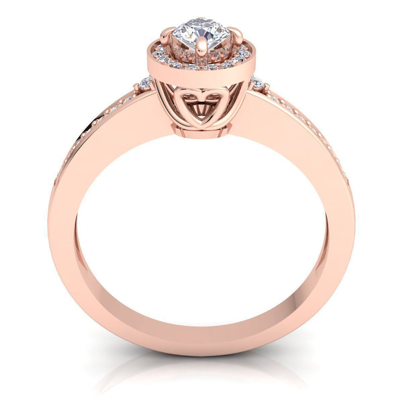 Bailey Rose Gold Engagement Ring