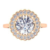 Gaby Rose Gold Engagement Ring