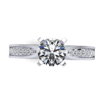 Eva White Gold Engagement Ring