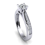 Eva White Gold Engagement Ring