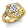 Iris Yellow Gold Engagement Ring