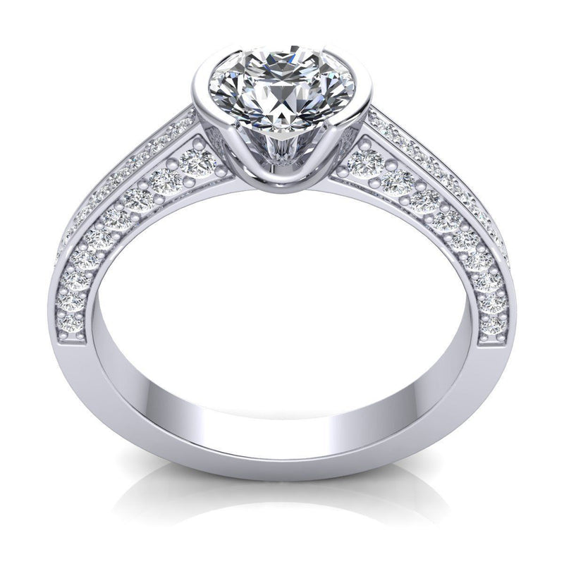 Cora White Gold Engagement Ring