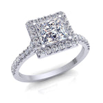 Elena White Gold Engagement Ring