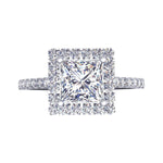 Elena White Gold Engagement Ring