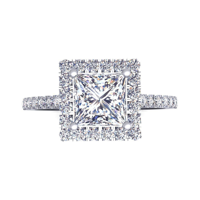 Elena White Gold Engagement Ring
