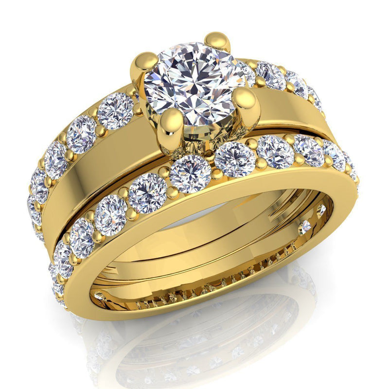 Zoey Yellow Gold Engagement Ring
