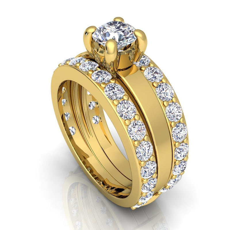 Zoey Yellow Gold Engagement Ring