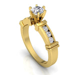 Nora Yellow Gold Engagement Ring