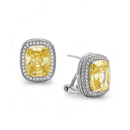 Silver Cubic Zirconia CZ Earrings