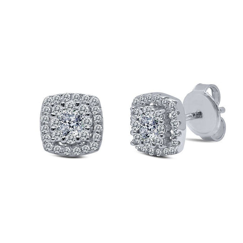 Silver Cubic Zirconia CZ Earrings