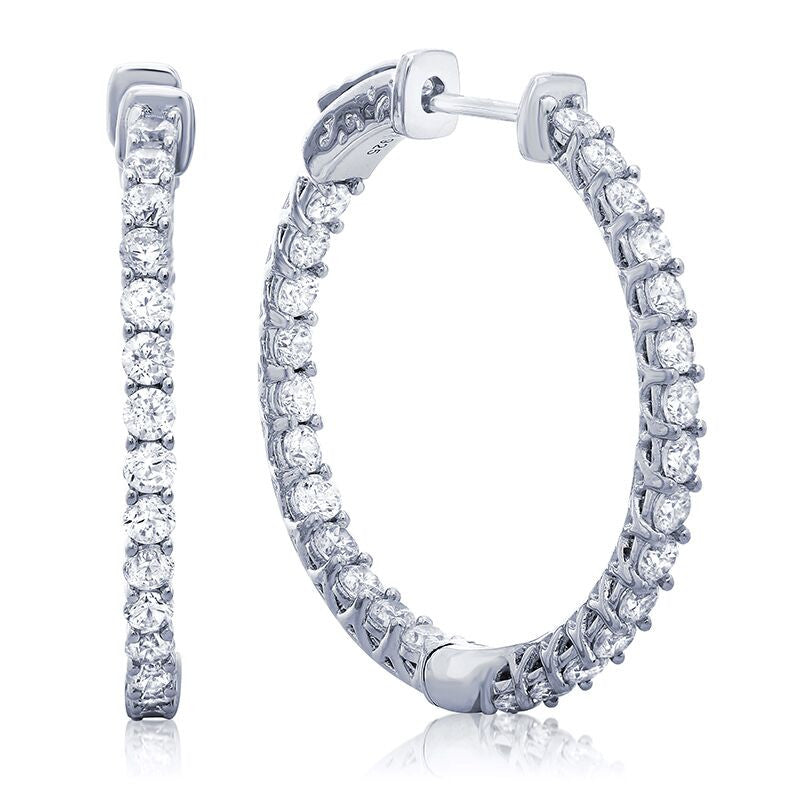 Pure Elegance Hoop Earrings