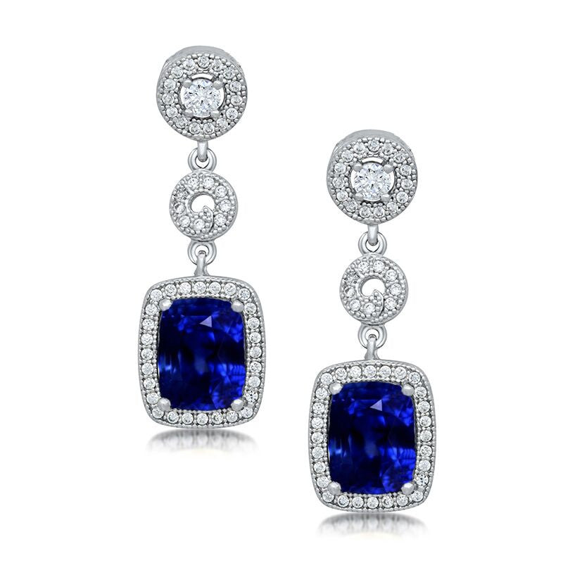 True Blue Glitz Earrings