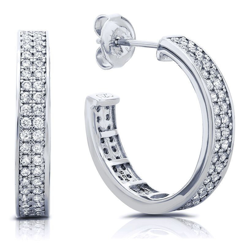 Silver Cubic Zirconia CZ Earrings