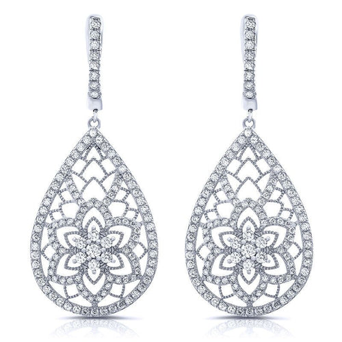 Silver Cubic Zirconia CZ Earrings