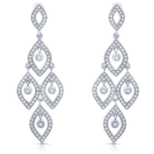 Silver Cubic Zirconia CZ Earrings