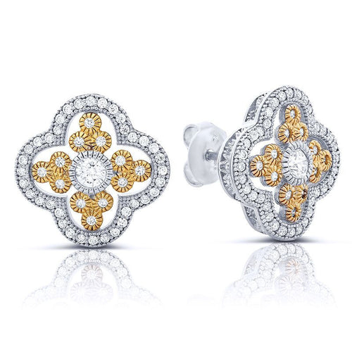 Silver Cubic Zirconia CZ Earrings