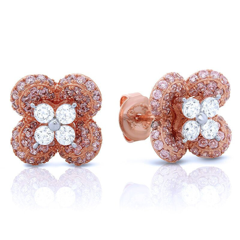 Silver Cubic Zirconia CZ Earrings