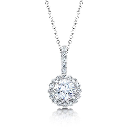 Silver Cubic Zirconia CZ Pendant