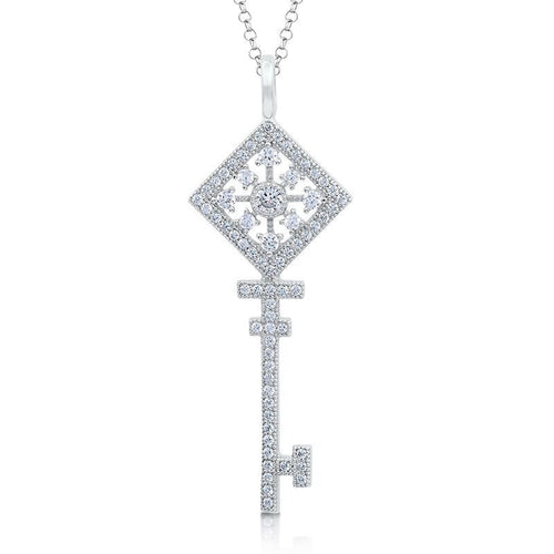 Silver Cubic Zirconia CZ Pendant