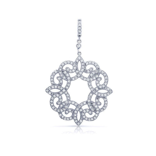 Silver Cubic Zirconia CZ Pendant