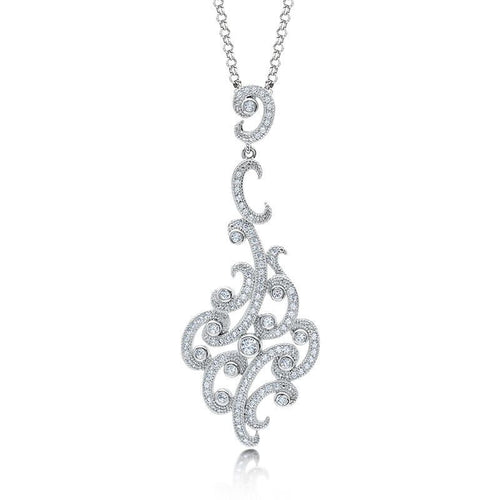 Silver Cubic Zirconia CZ Pendant