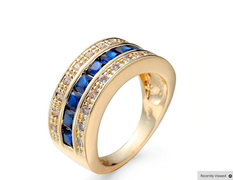 Sapphire and Diamond Beauty Band
