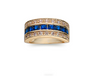 Sapphire and Diamond Beauty Band
